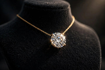 Lab grown diamond necklaces and pendants