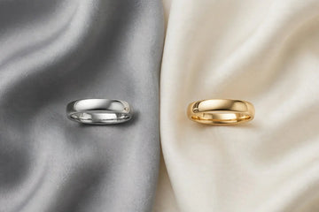 Platinum and gold wedding bands