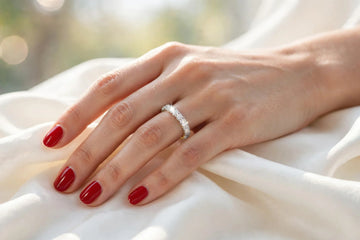 Women's diamond wedding bands