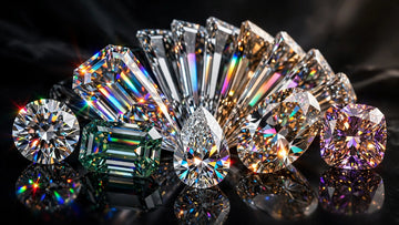 Moissanite shapes and cuts