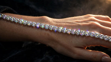 Moissanite tennis bracelet