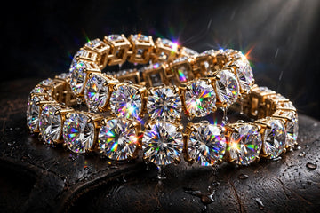 Diamond tennis bracelet for men