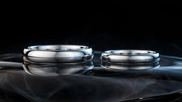 White gold wedding band