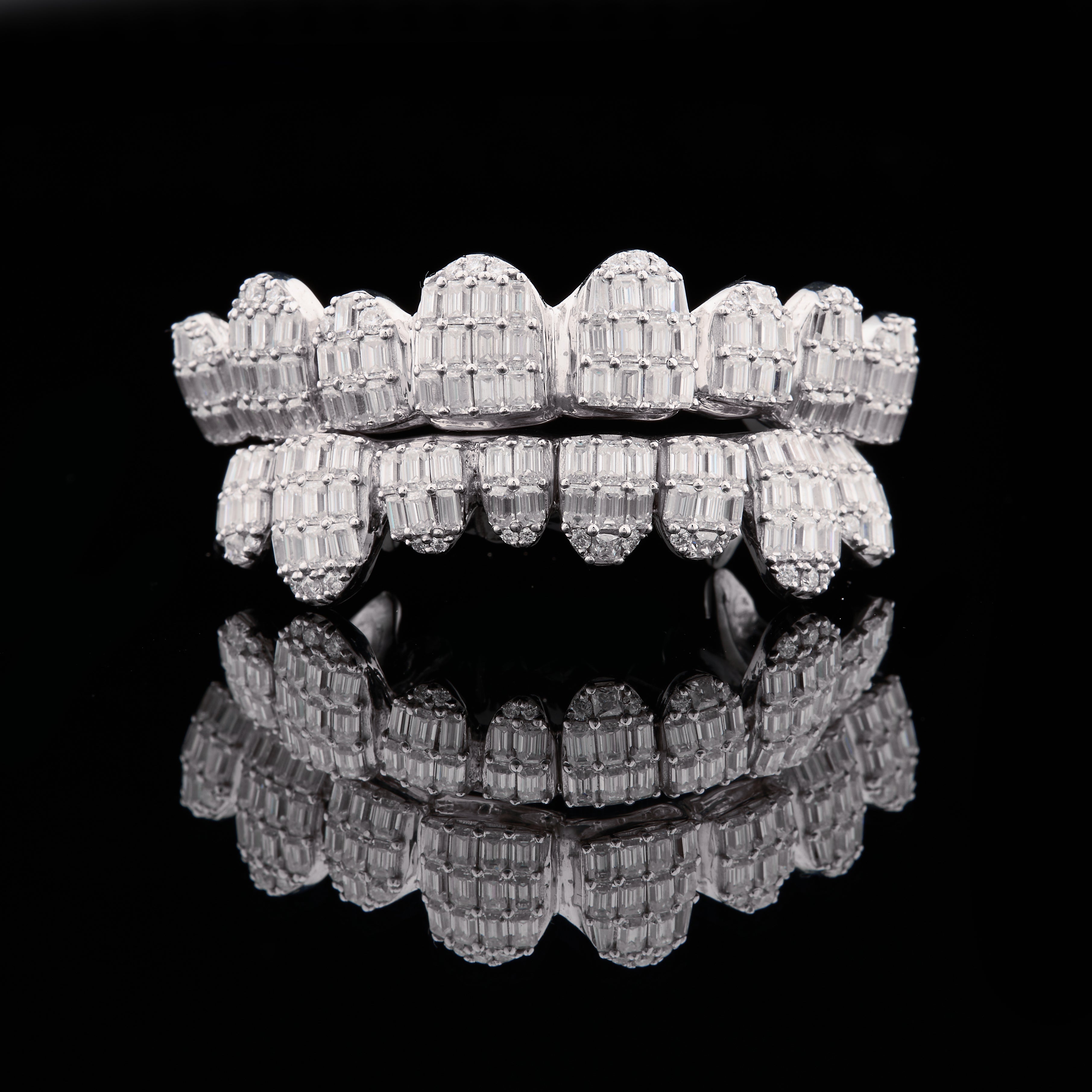 Lab Diamond Custom Teeth Grillz