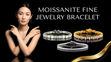 Moissanite Tennis Bracelet, Diamond Alternative Bracelet, Ethical Moissanite Jewelry, Fine Moissanite Bracelet, Moissanite Eternity Bracelet