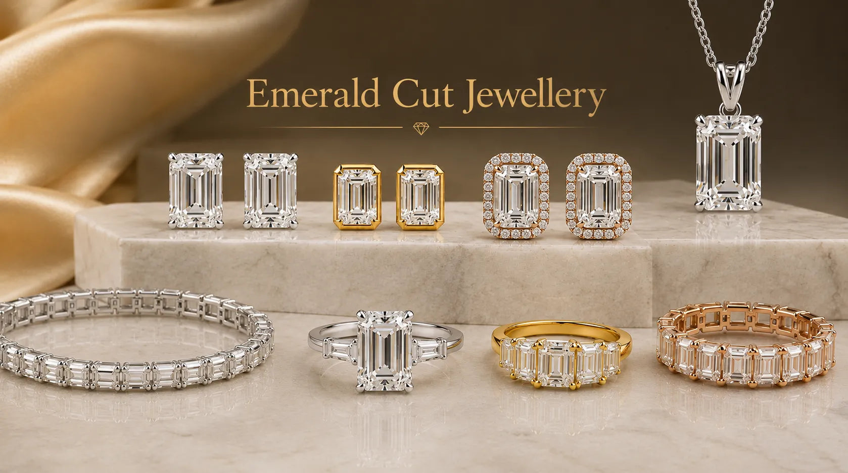 Emerald Cut Jewelry