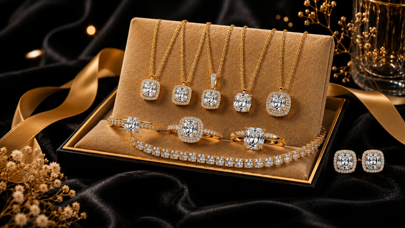 Cushion Cut Jewelry