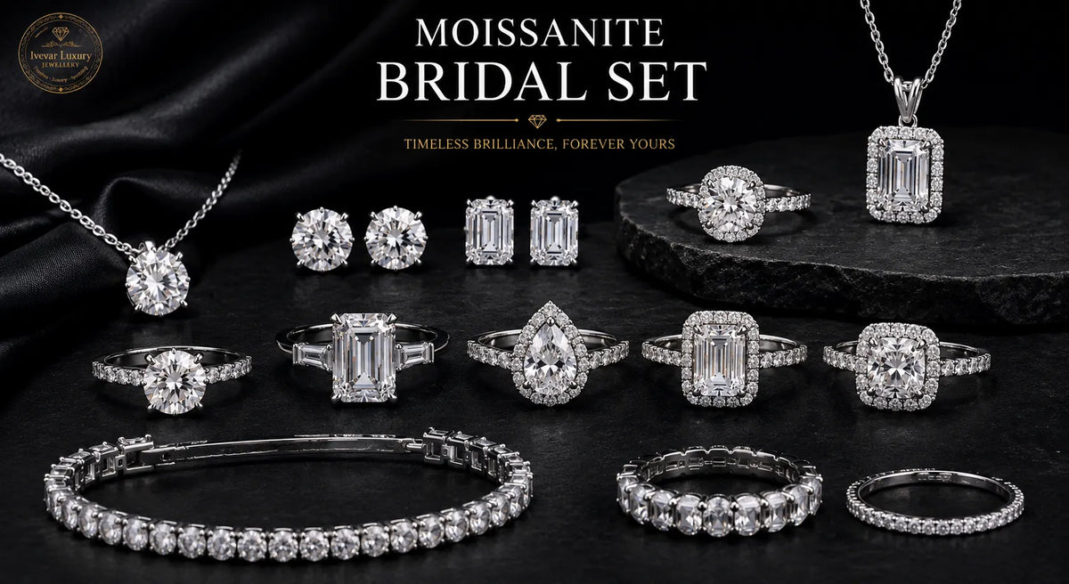 Moissanite bridal sets
