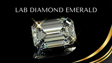 Lab Diamond Emerald Cut, Ethical Lab Grown Diamond, Step Cut Lab Diamond, Sustainable Diamond Jewelry, Rectangular Diamond Stone