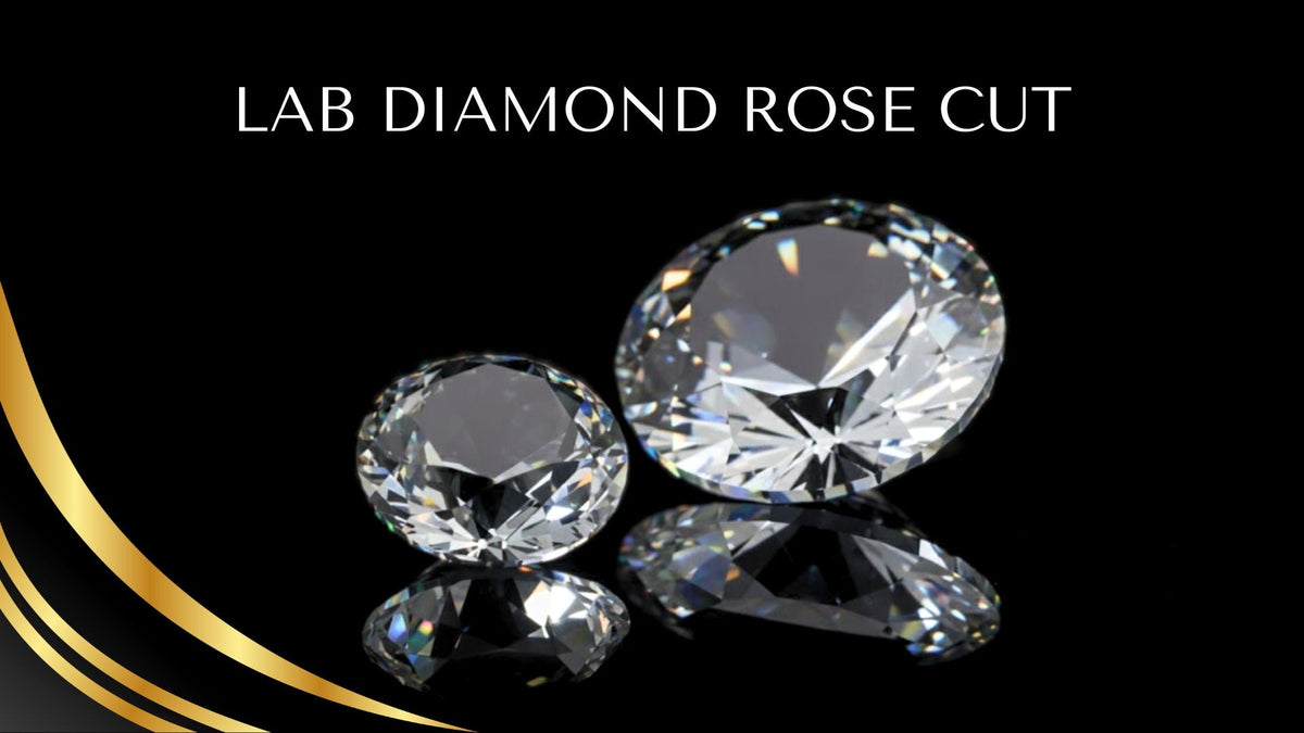 Rose cut lab grown diamonds
