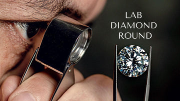 Round Brilliant Lab Diamond, Ethical Diamond Jewelry, Most Brilliant Lab Grown Diamond, Classic Round Diamond, Sustainable Diamond Stone