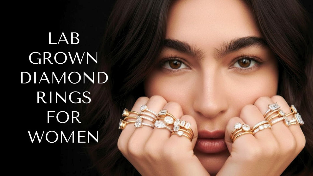 Lab grown diamond rings for women