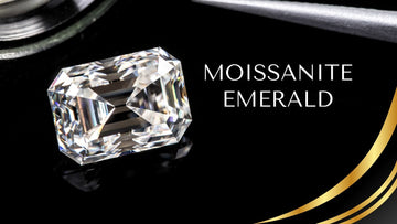 Emerald Cut Diamond Simulant, Step Cut Diamond Alternative, Rectangular Diamond Look, Ethical Emerald Cut Gemstone, Hall of Mirrors Stone