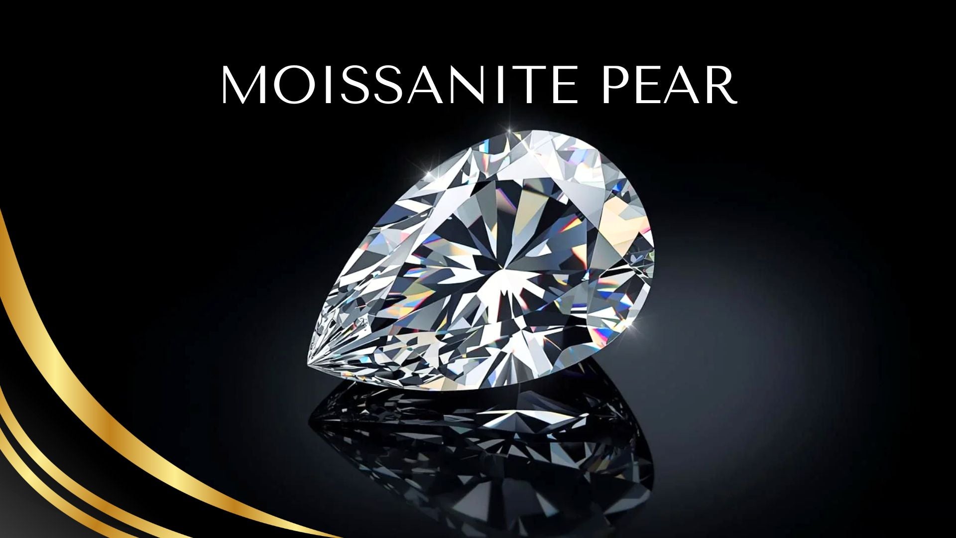 Moissanite Pear