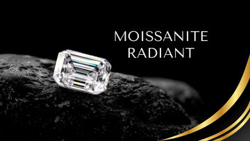Radiant Cut Moissanite Ring, Crushed Ice Engagement Ring, Radiant Cut Diamond Alternative, Elongated Radiant Moissanite, Rectangular Moissanite