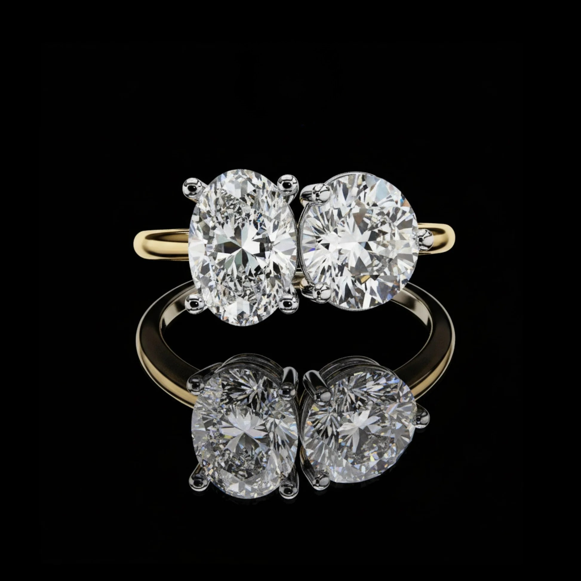 Moissanite Toi Moi Ring