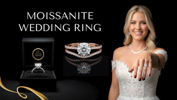 Moissanite Wedding Rings, Diamond Alternative Wedding Band, Ethical Moissanite Ring, Affordable Wedding Rings, Moissanite Eternity Band