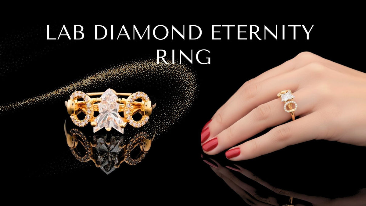 Lab grown diamond eternity rings