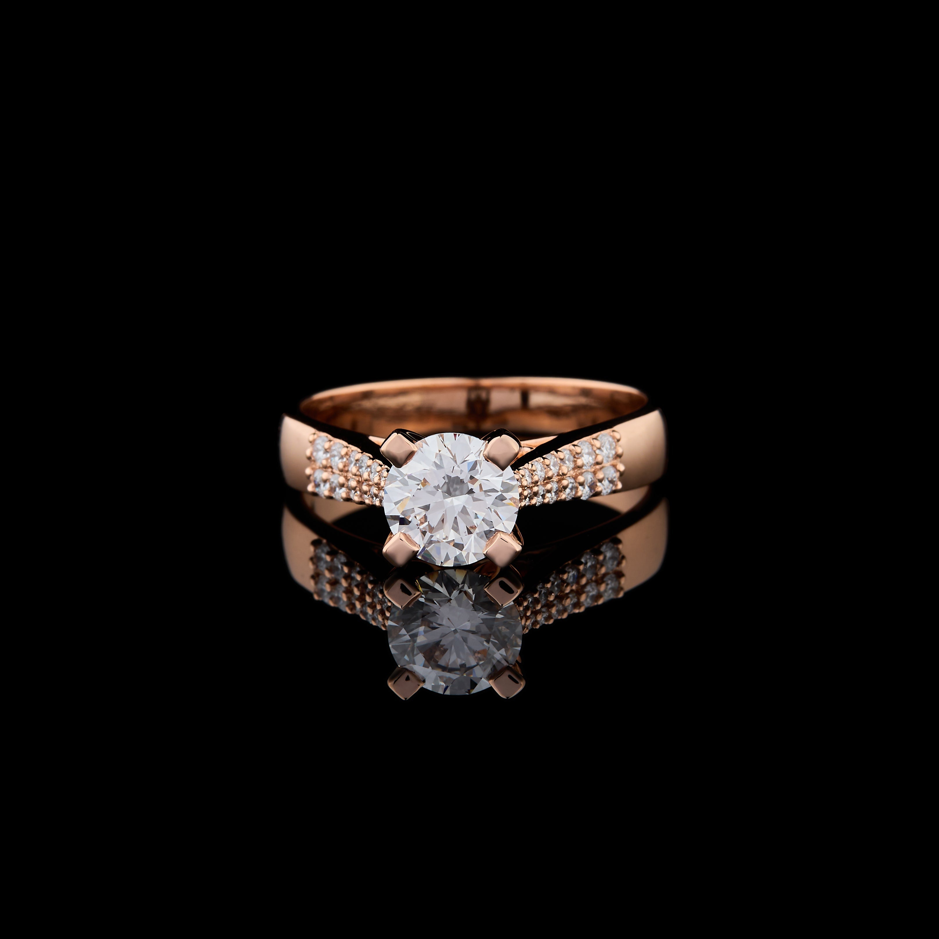 N  Solitaire Rings