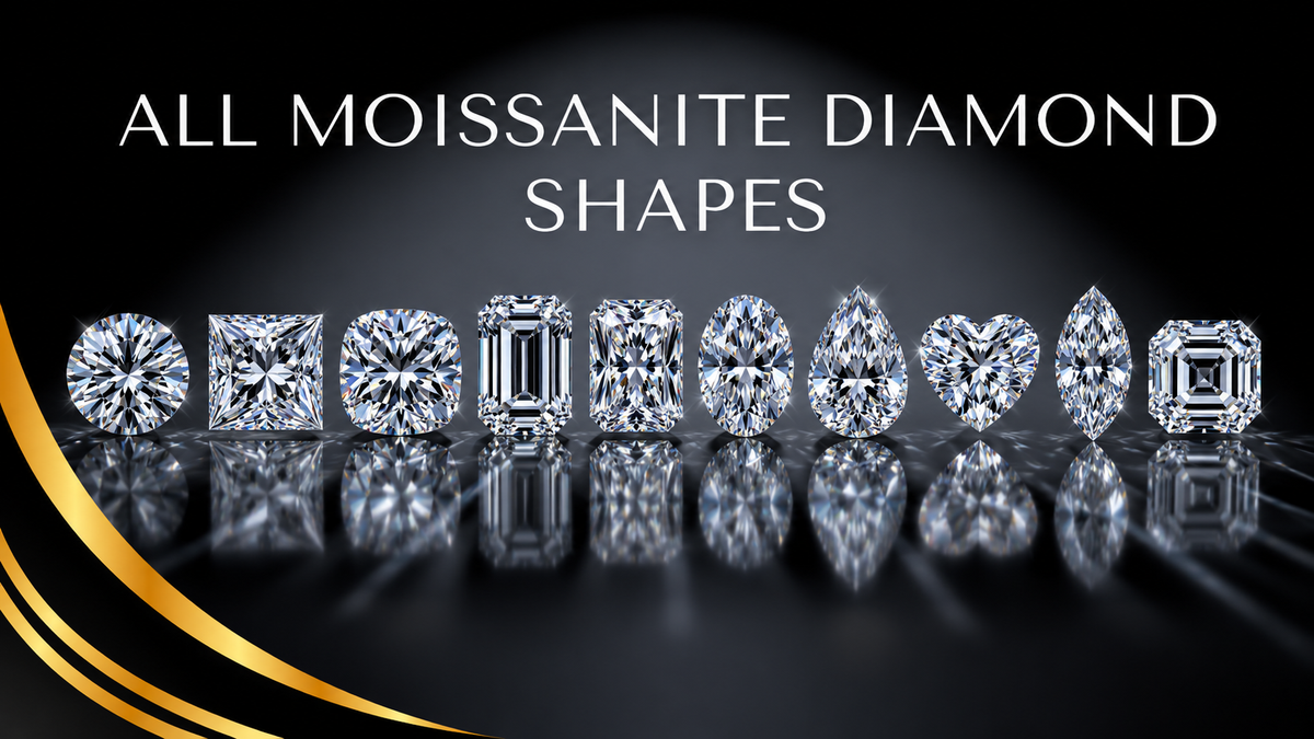 Moissanite stones and jewelry in every shape