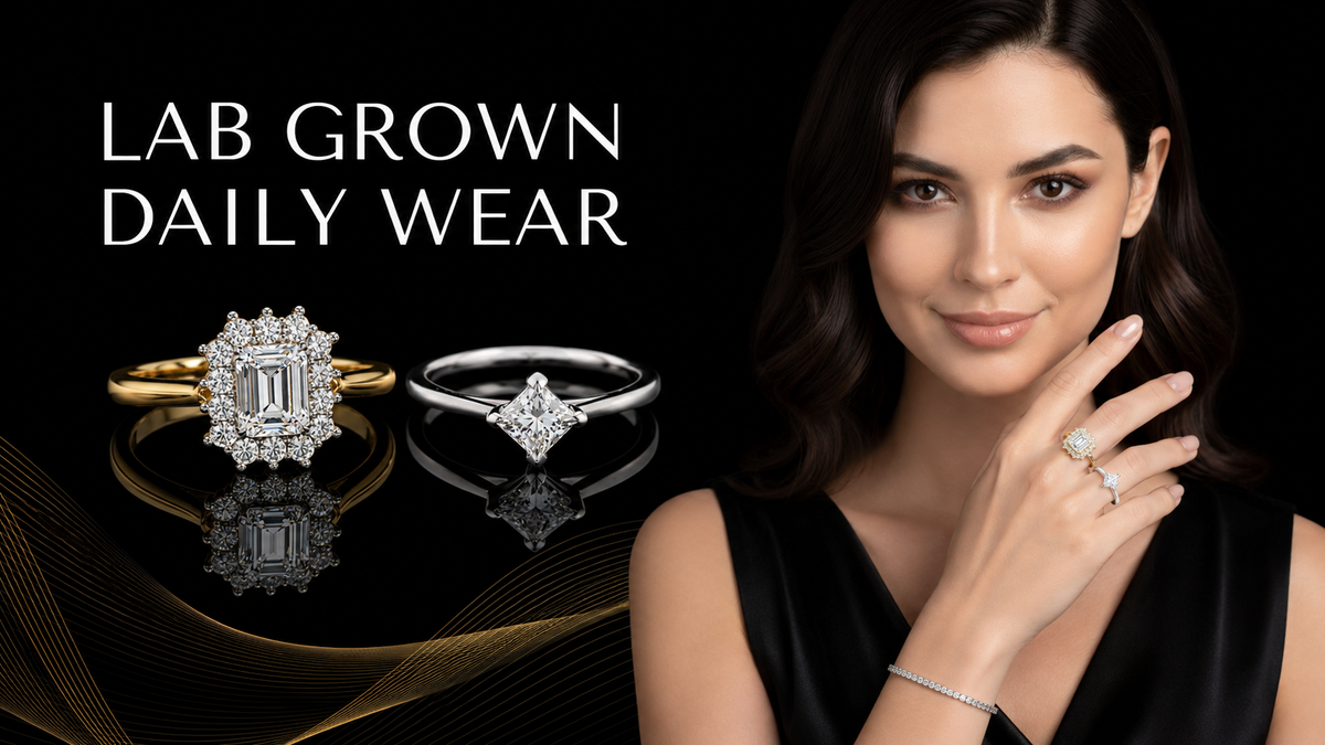 Everyday lab grown diamond rings