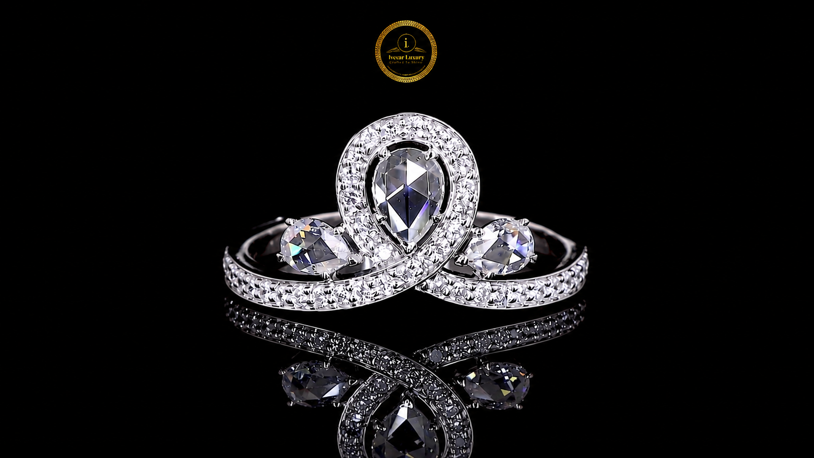 Lab Diamond Rose Cut Ring