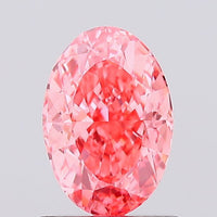 Experience Luxury Oval Shape 1.02 CT Fancy Vivid Pink Color VVS2 Clarity Moissanite Diamond For Surprise Ring