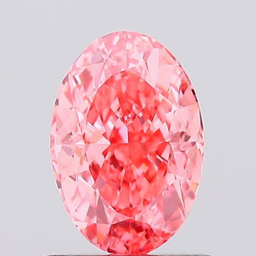 Experience Luxury Oval Shape 1.02 CT Fancy Vivid Pink Color VVS2 Clarity Moissanite Diamond For Surprise Ring