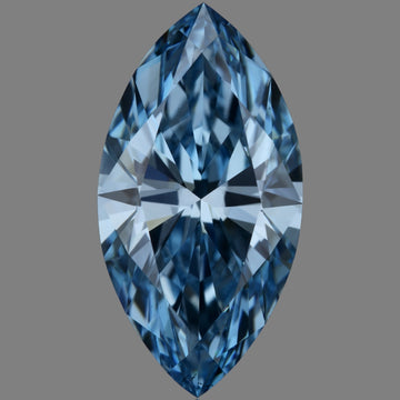 Dazzling Marquise Shape 2.13 CT Fancy Vivid Blue Color VS1 Clarity Moissanite Diamond For Engagement Ring