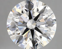 Custom Luxury 5.11 CT Round Shape D Color VS1 Clarity Lab Grown Diamond For Found Time