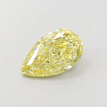 Fine 1.53 CT Pear Shape Fancy Intense Yellow Color VS1 Clarity Moissanite Diamond For One Reason
