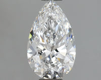 Fine Of 1.02 CT Pear Shape D Color VS1 Clarity Moissanite Diamond For Anniversary Ring
