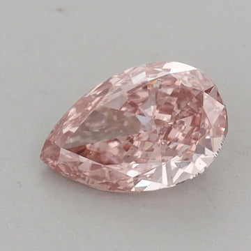 Great 0.75 CT Pear Shape Fancy Intense Pink Color VS2 Clarity Moissanite Diamond For Late Bloom