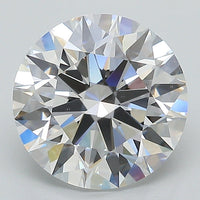 Custom Luxury 3.09 CT Round Shape D Color VS2 Clarity Moissanite Diamond For Surprise Ring