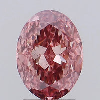 Beautiful Of 2.15 CT Oval Shape Fancy Intense Pink Color VS2 Clarity Moissanite Diamond For Hidden Glow