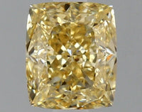 Brilliant 1.12 CT Cushion Shape Fancy Intense Yellow Color VVS1 Clarity Moissanite Diamond For New Dawn