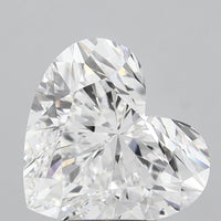 Beauty Of Of 3.15 CT Heart Shape D Color VS1 Clarity Lab Grown Diamond For Her Voice