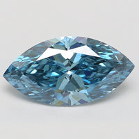 Premium Of 2.02 CT Marquise Shape Fancy Vivid Blue Color VS2 Clarity Lab Grown Diamond For That Look