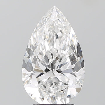 Brilliant E Color VVS2 Clarity 1.00 CT Pear Shape Moissanite Diamond For Gift Ring