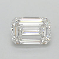 Fine VS1 Clarity 1.08 CT Emerald Shape H Color Moissanite Diamond For Propose Ring