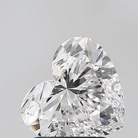 Ultimate Of 1.60 CT Heart Shape D Color VS1 Clarity Lab Grown Diamond For Sweet Air