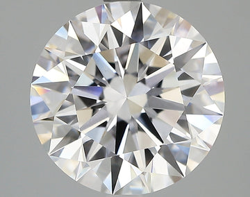 Elegant 4.10 CT Round Shape E Color VVS2 Clarity Lab grown Diamond For Custom Ring