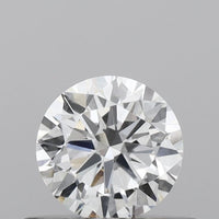 Shiny 0.40 CT Round Shape D Color SI1 Clarity Lab Grown Diamond For the True Lines