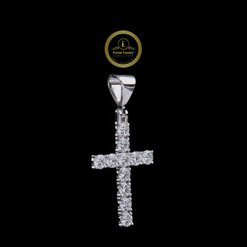 Custom Iced-Out Cross Pendant Hip Hop Jewelry