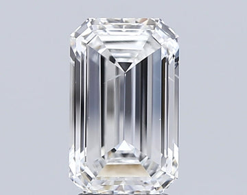 Elegant 3.00 CT Emerald Shape E Color SI1 Clarity Lab grown Diamond For Gift Ring