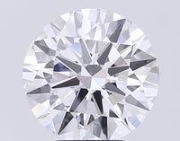 Sustainable 5.07 CT Round Shape E Color VVS2 Clarity Lab grown Diamond For Cocktail Ring