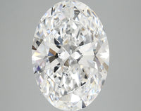 Sustainable 6.07 CT Oval Shape D Color VS1 Clarity Lab Grown Diamond For Anniversary Ring