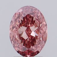 Beautiful Of 2.15 CT Oval Shape Fancy Intense Pink Color VS2 Clarity Lab Grown Diamond For Hidden Glow