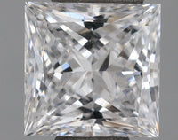 Perfect 0.49 CT Princess Shape D Color VVS1 Clarity Lab Grown Diamond For Warm Dusk