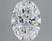 Top Quality 4.10 CT Oval Shape D Color VVS2 Clarity Lab grown Diamond For her Voice